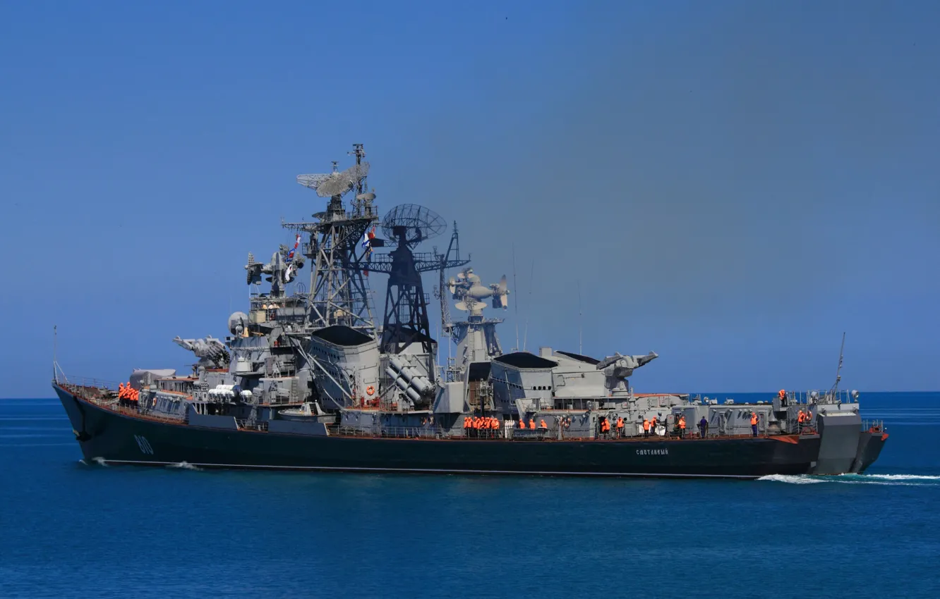 Photo wallpaper Navy, The black sea, patrol ship, "Clever", 61 project