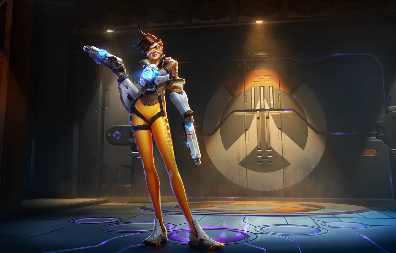 Photo wallpaper Windows, Game, Blizzard Entertainment, PlayStation 4, Xbox One, Heroes of the Storm, Tracer, The Game …