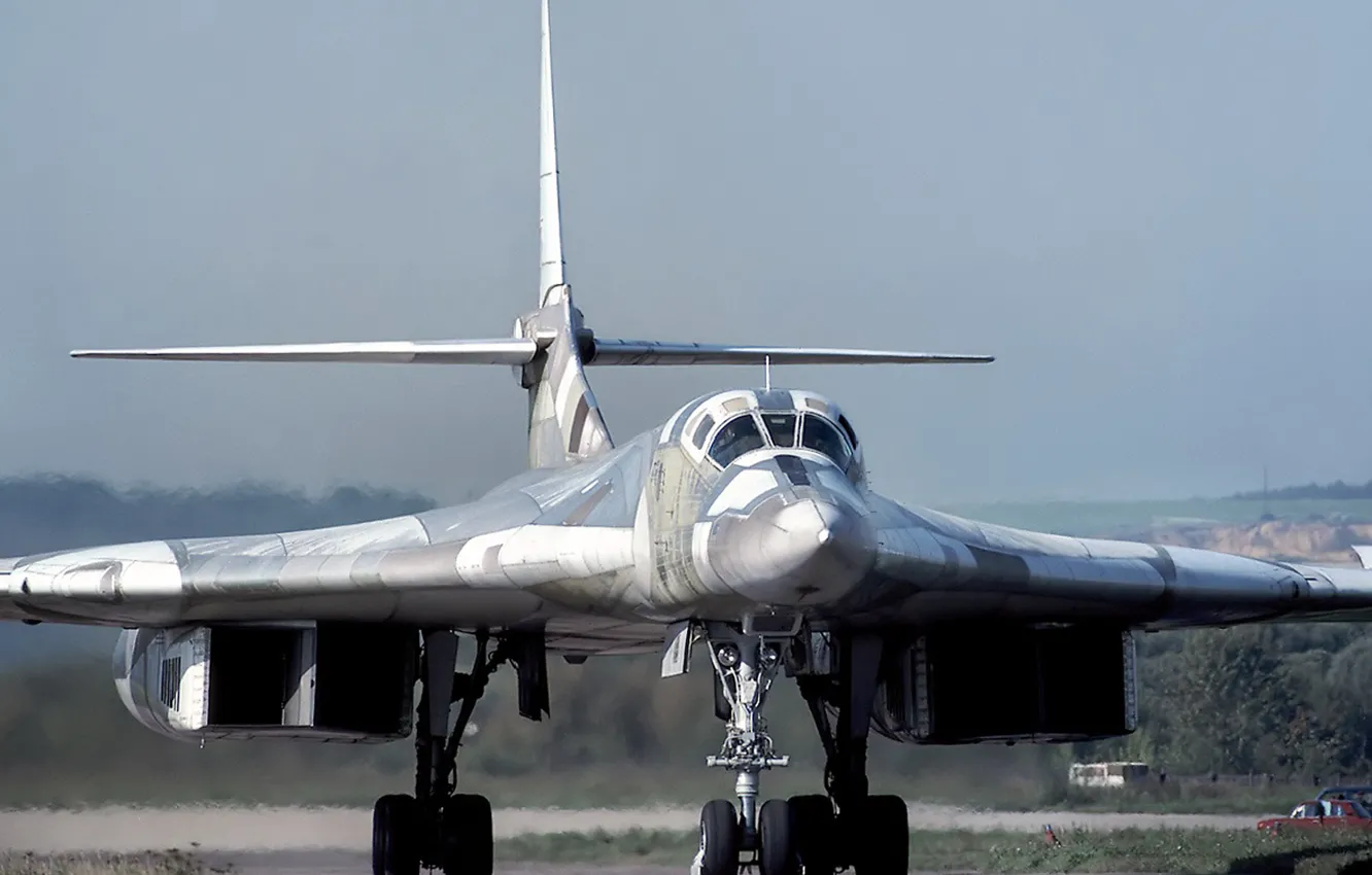 Photo wallpaper aviation, bomber, strategic, The Tu-160