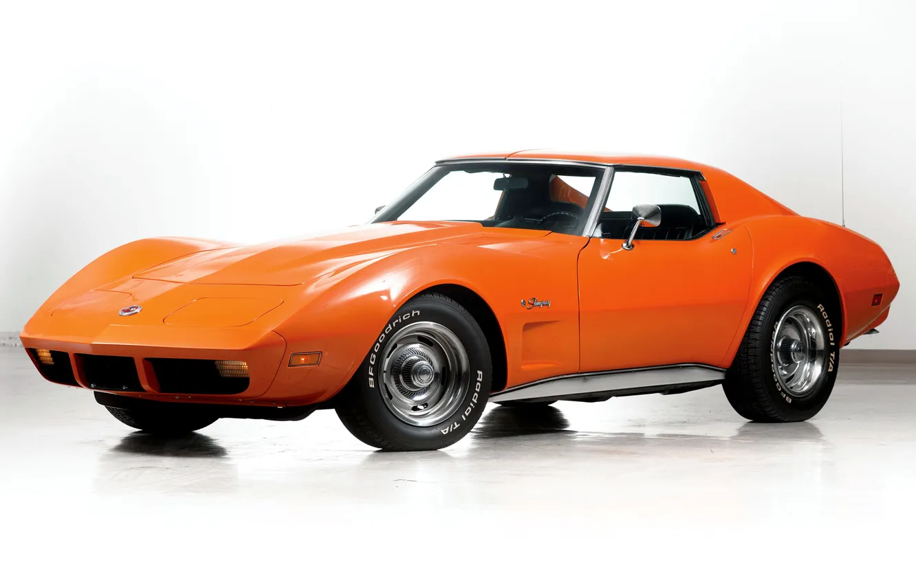 Photo wallpaper car, Corvette, Chevrolet, wallpapers, Stingray, 1974