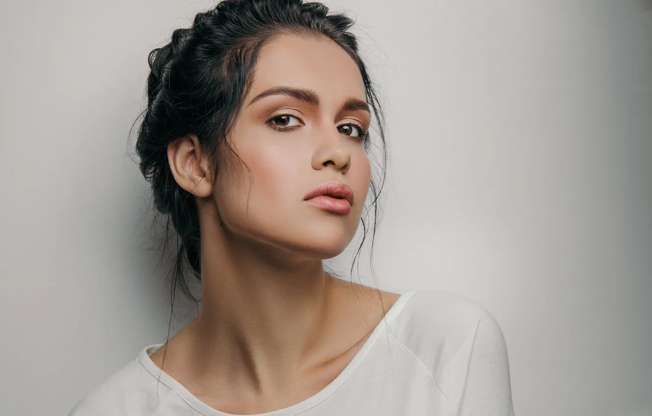 Photo wallpaper look, girl, face, beauty, beauty, Nadina