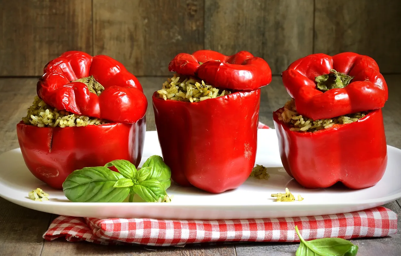 Photo wallpaper pepper, figure, Basil, Stuffed