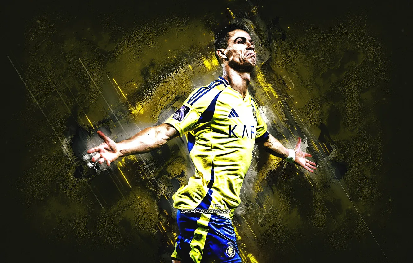Photo wallpaper Cristiano Ronaldo, CR7, Football, Soccer, Ronaldo, Cristiano, Saudi, Al Nassr