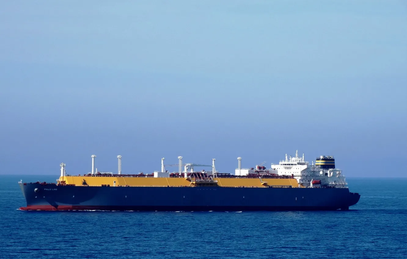 Photo wallpaper sea, the sky, ship