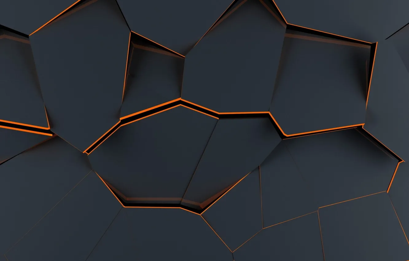 Wallpaper design, abstraction, fractals, polygon, design, faults ...