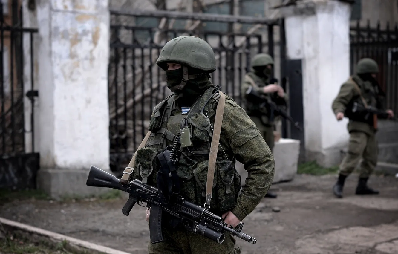 Photo wallpaper mask, machine, soldiers, helmet, Russia, Crimea, military, Sevastopol