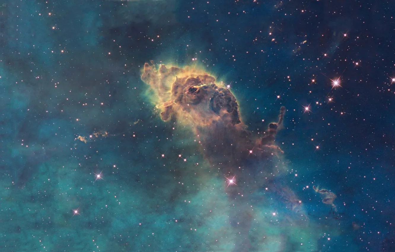 Photo wallpaper stars, nebula, nebula