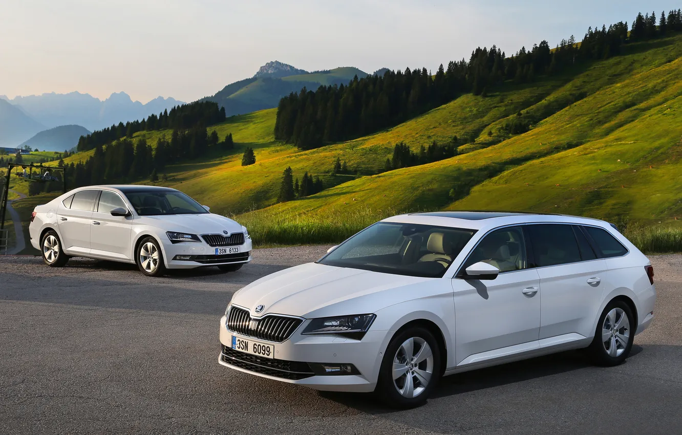 Photo wallpaper Skoda, Skoda, 2015, Superb, superb