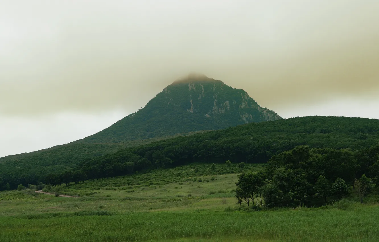Photo wallpaper landscape, mountains, Polesie