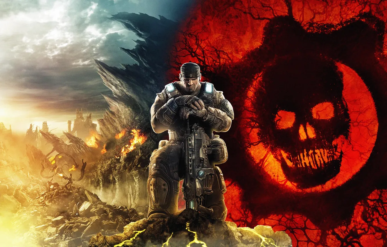 Photo wallpaper games, marcus fenix, Xbox One, Gears 5, Gears of war 5, PC Games, Xbox Series …