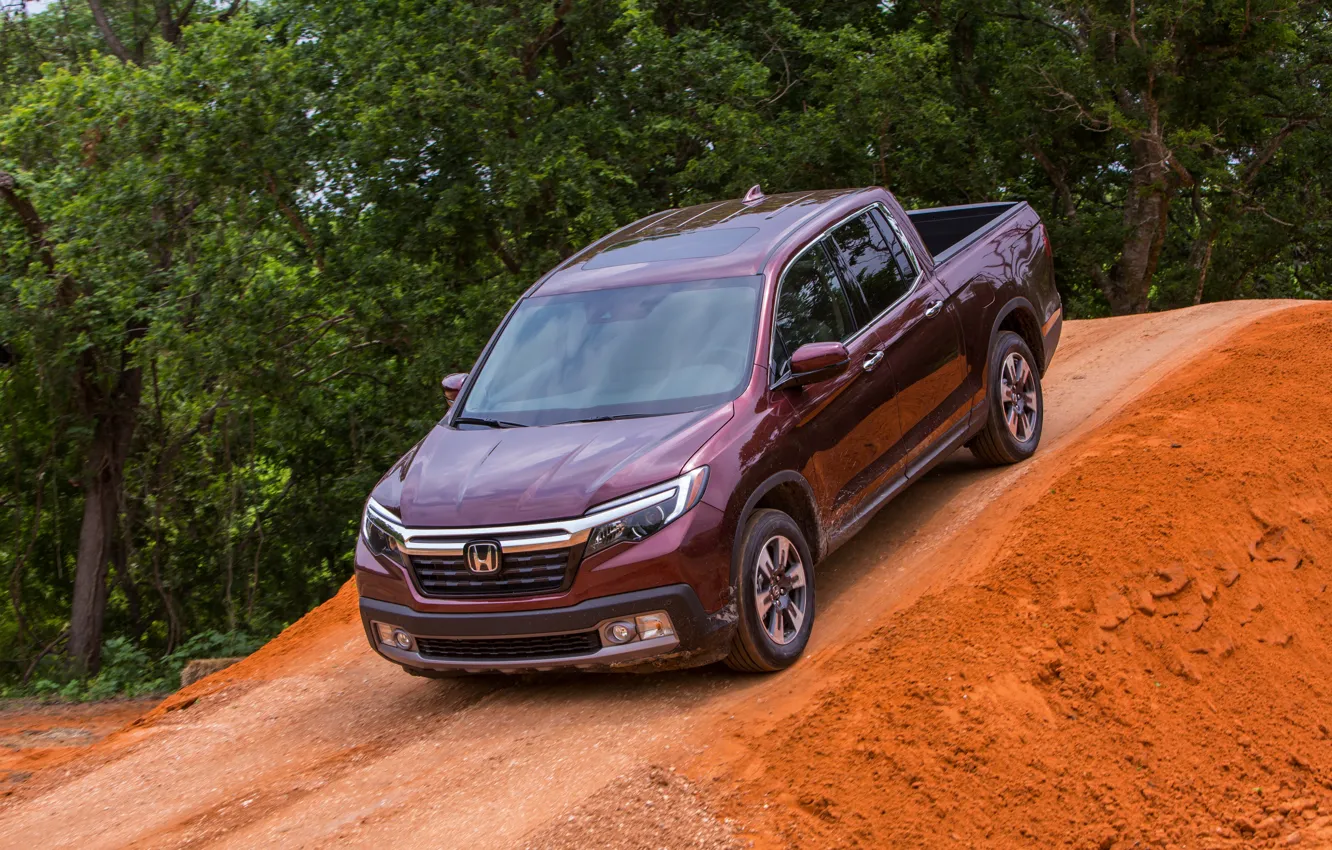 Photo wallpaper the descent, Honda, pickup, Ridgeline, 2019