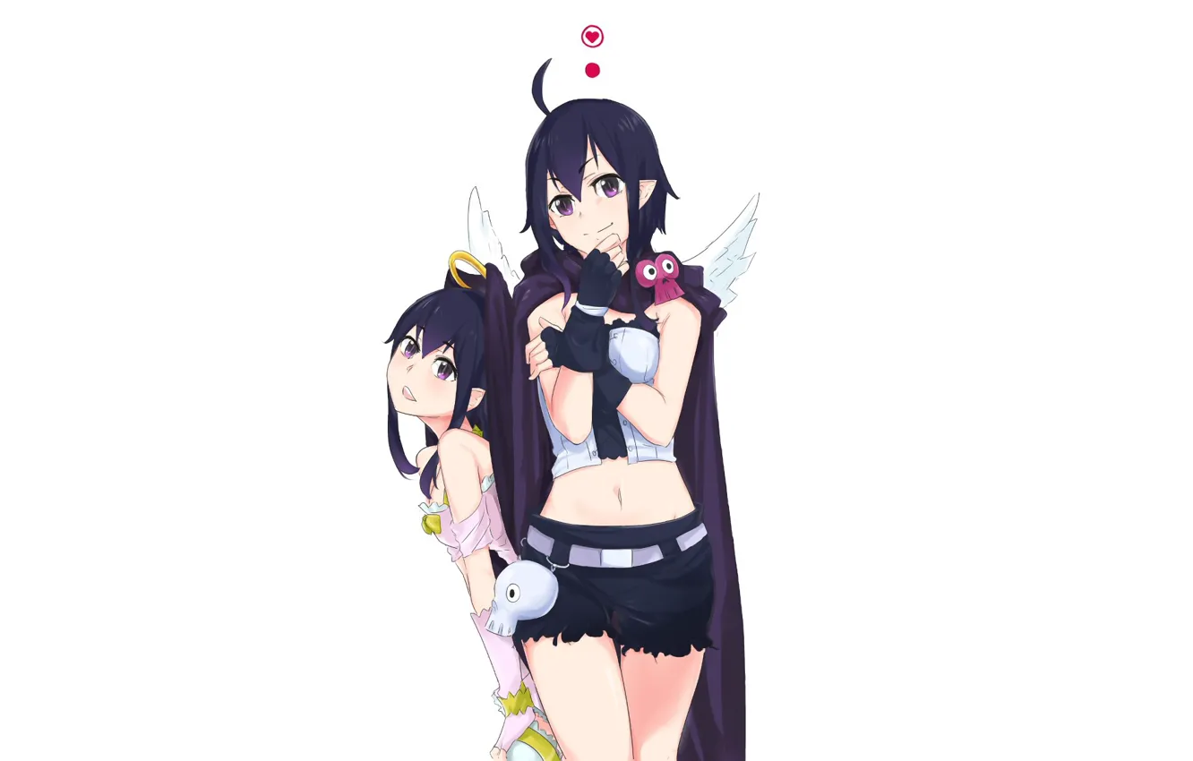 Photo wallpaper sake, girl, anime, Supernatural, wings, pretty, angel, japanese