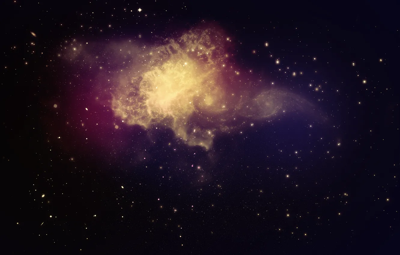Photo wallpaper stars, beautiful, galaxy