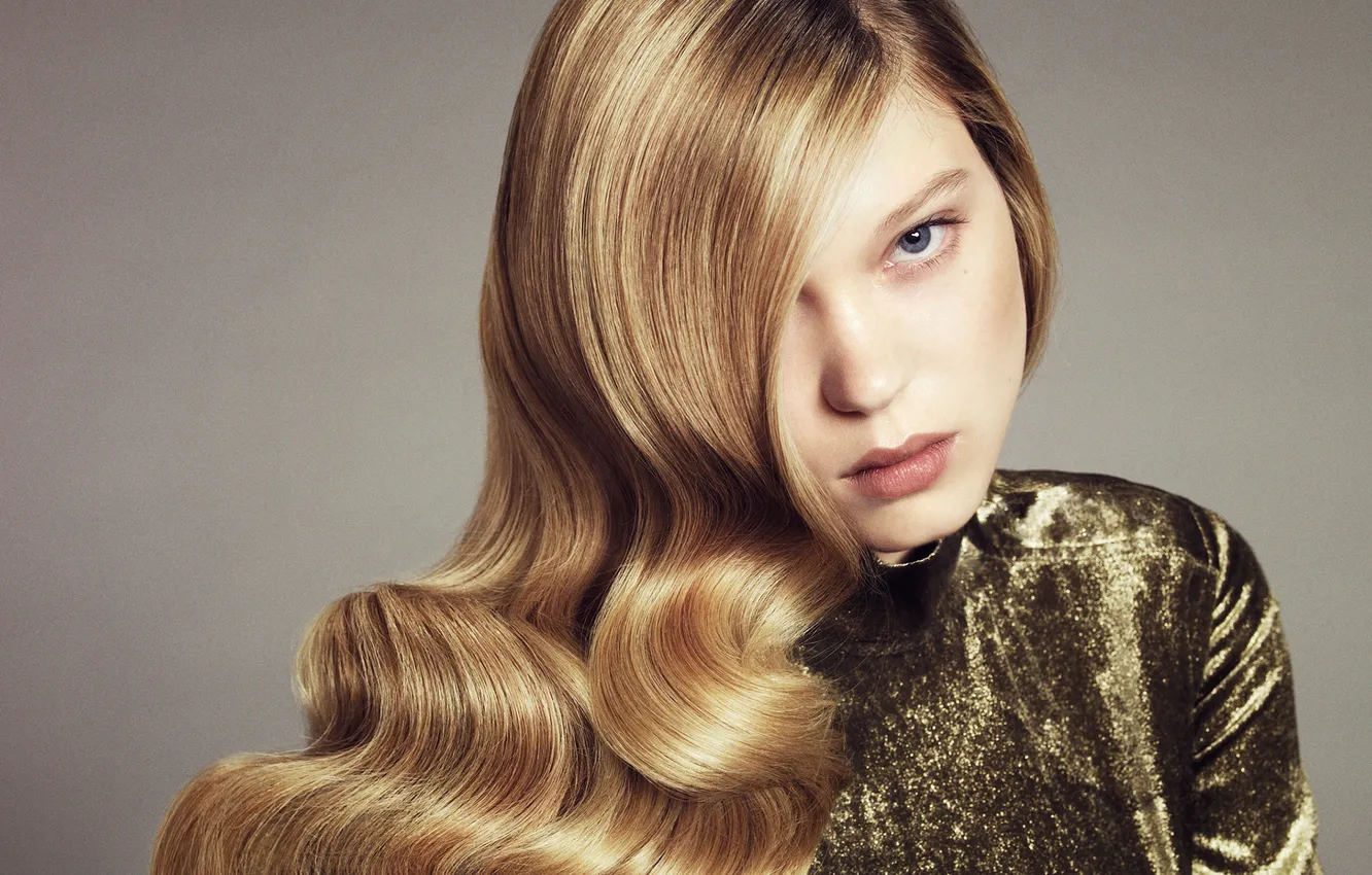 Photo wallpaper look, background, makeup, actress, hairstyle, photographer, photoshoot, InStyle