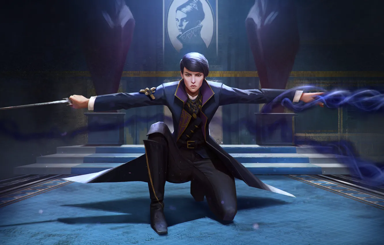 Photo wallpaper girl, Emily, Emily, Bethesda, Arkane Studios, Dishonored 2