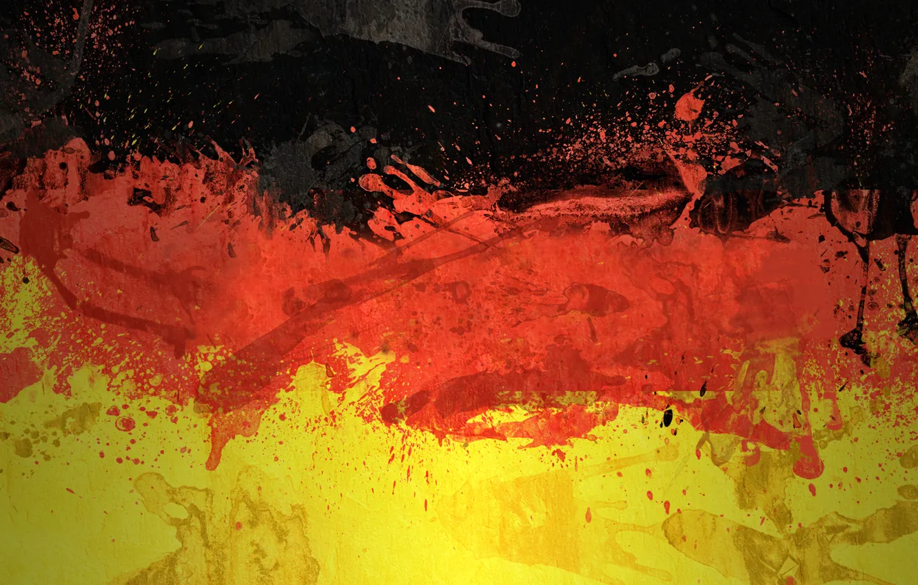 Photo wallpaper color, paint, Germany, flag, flag, german, The Flag Of The Federal Republic Of Germany