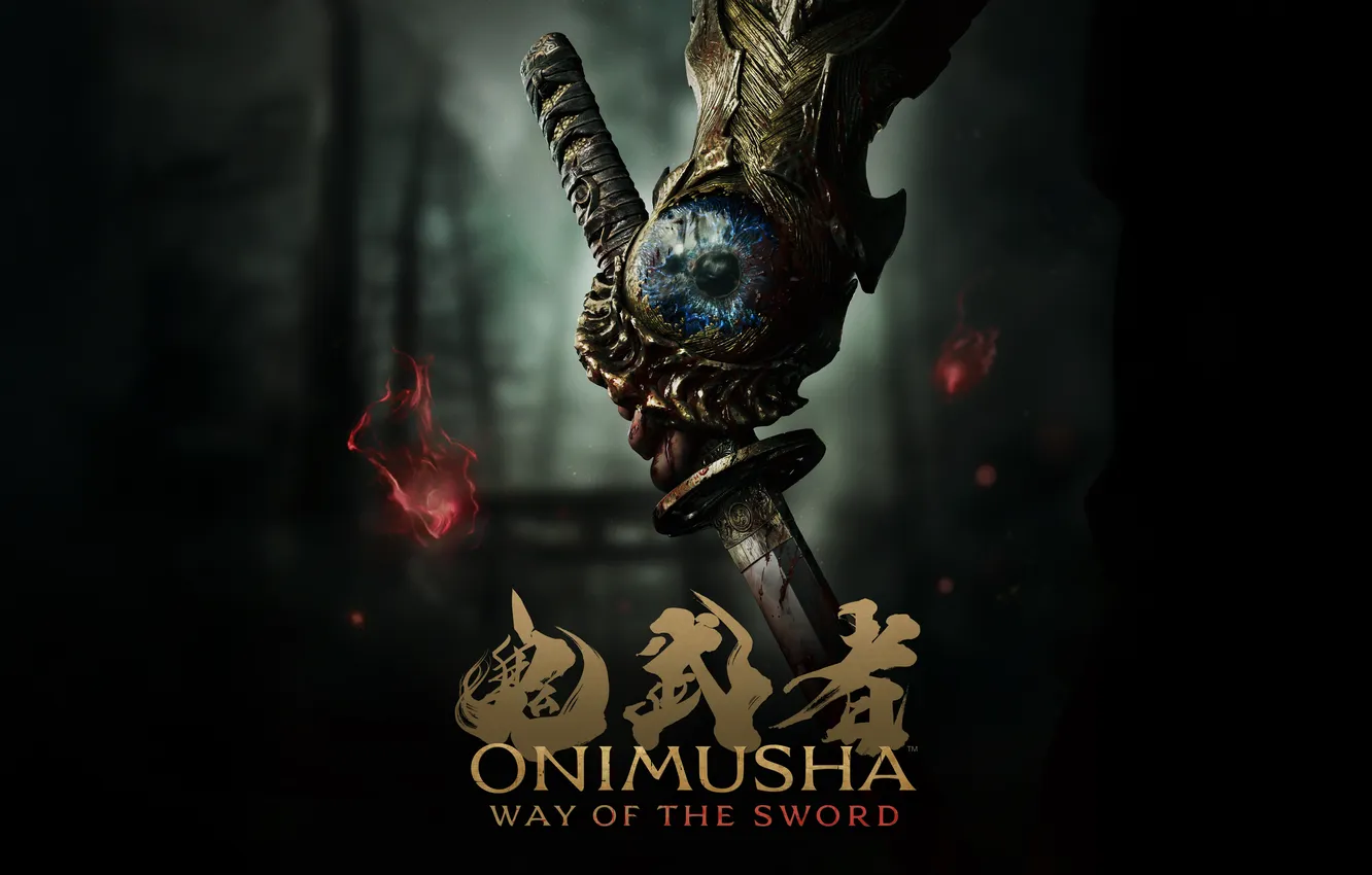 Photo wallpaper sword, game, Way of the sword, Onimusha