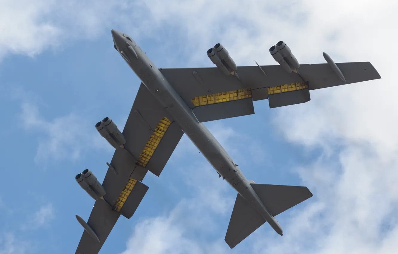 Photo wallpaper flight, strategic, bombardirovshik, heavy, STRATO fortress, B-52H