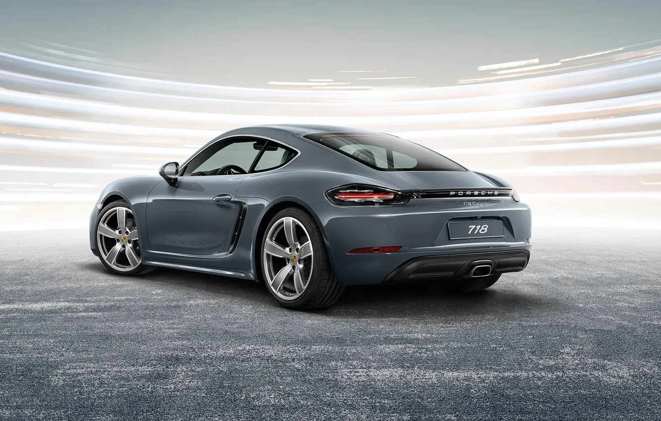 Photo wallpaper Porsche, Roadster, Porsche, Boxster, bokster, 718