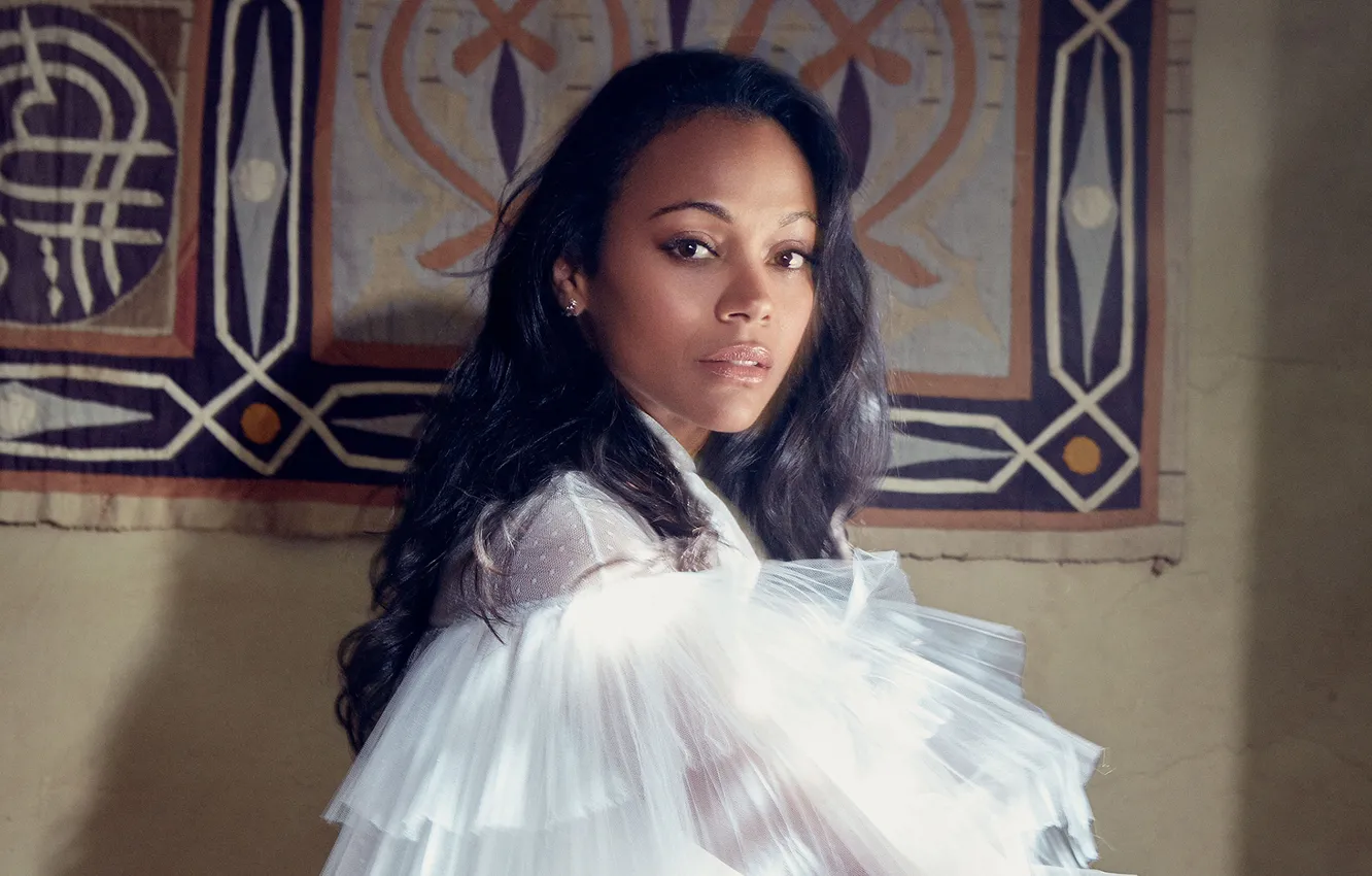 Photo wallpaper white, model, makeup, dress, actress, brunette, hairstyle, photoshoot