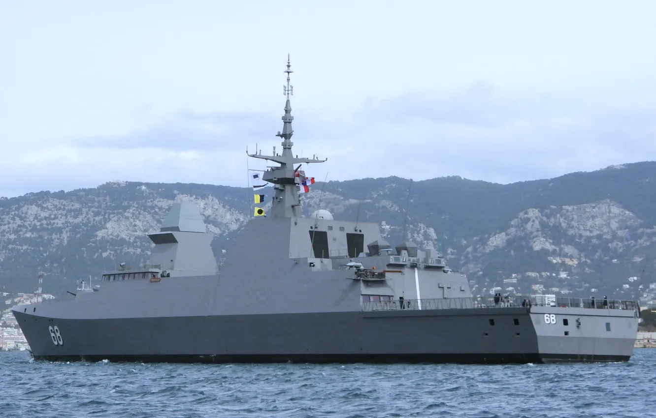 Photo wallpaper frigate, French Navy, RSS Formidable