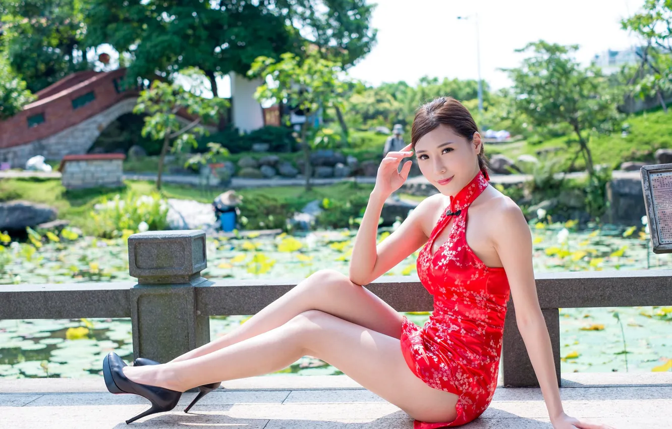 Photo wallpaper smile, style, beauty, Asian, style, smile, beauty, asian