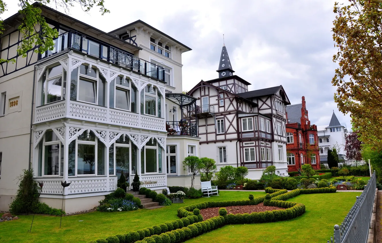 Photo wallpaper the city, home, Germany, art, country, Binz