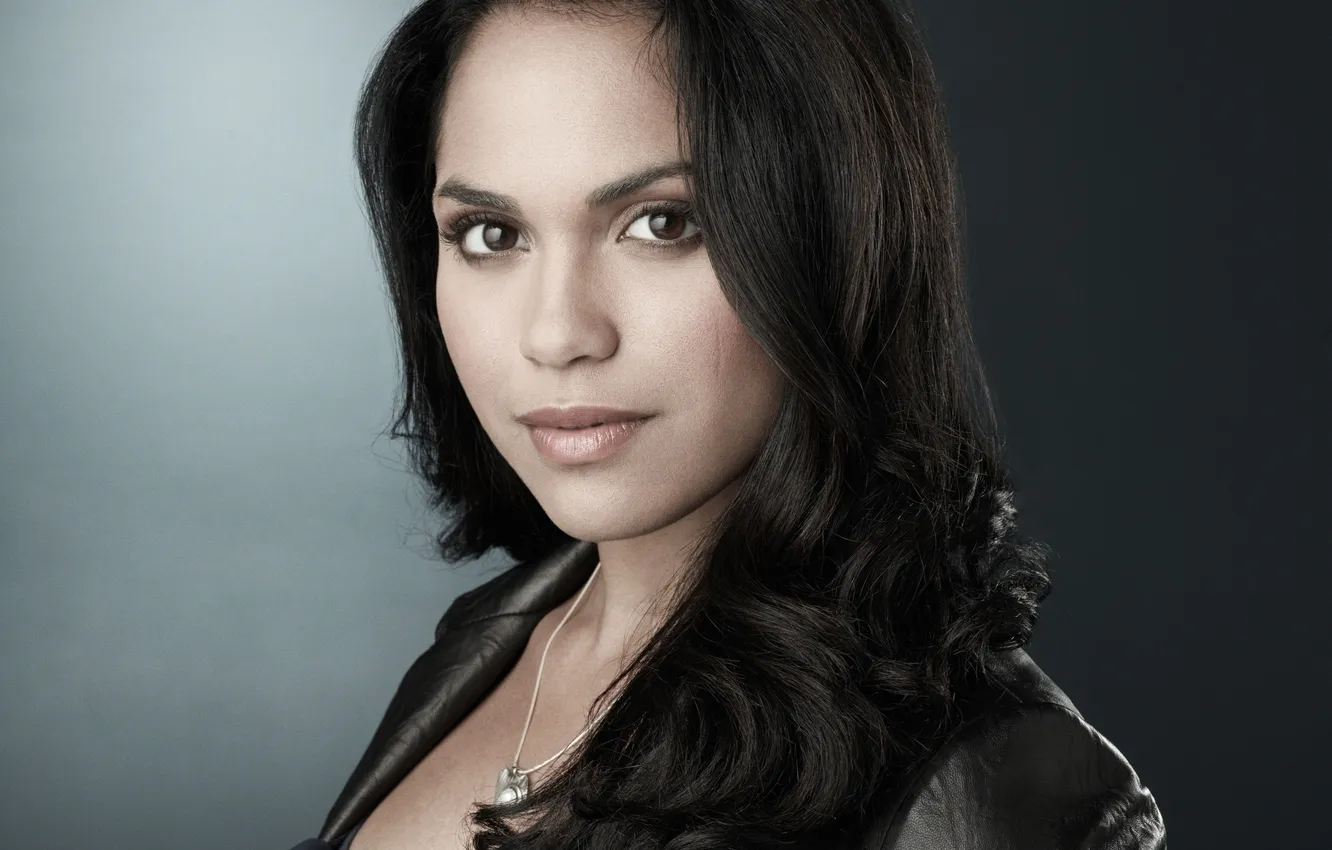 Photo wallpaper look, girl, face, hair, actress, the series, the theory of lie, Monica Raymund