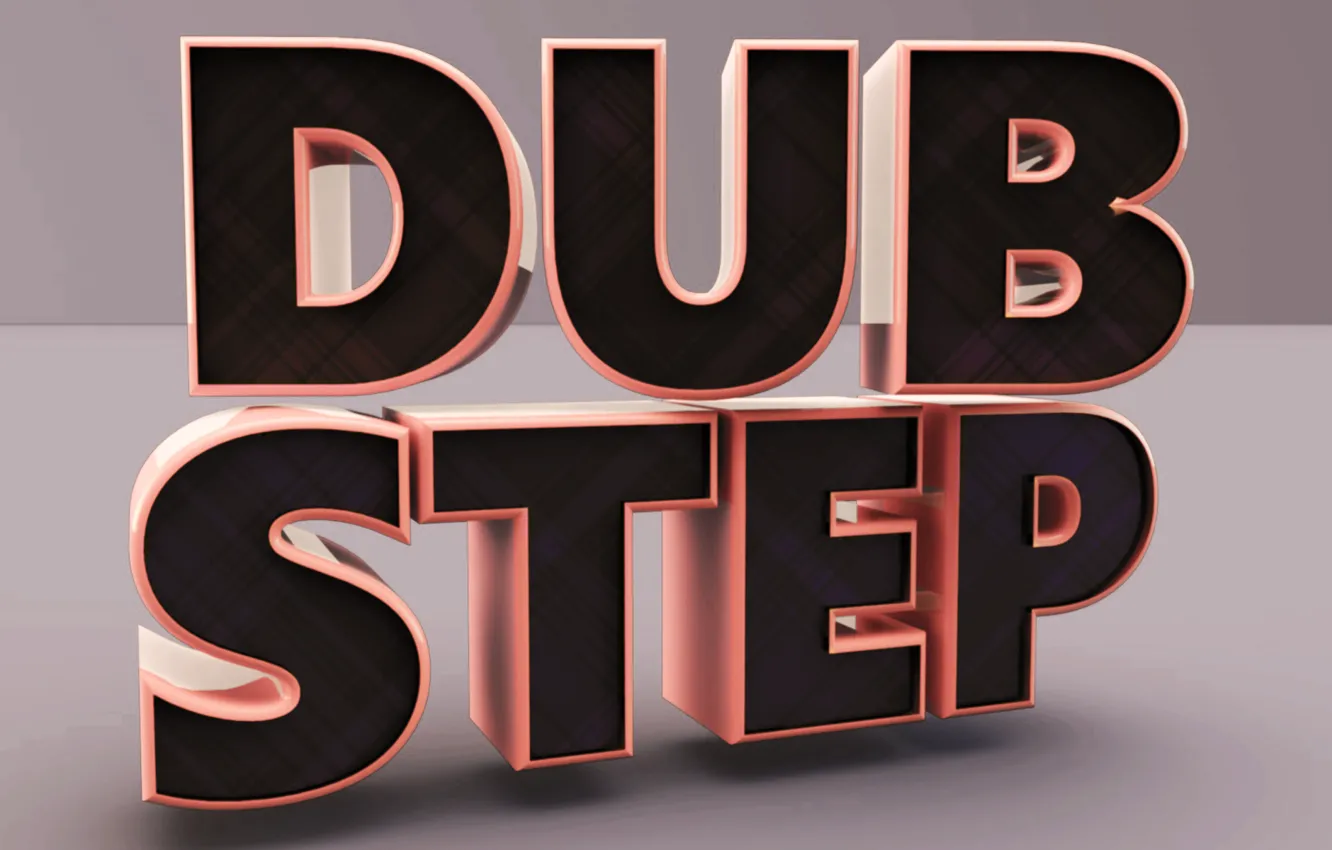 Photo wallpaper logo, render, Dubstep, dub, step