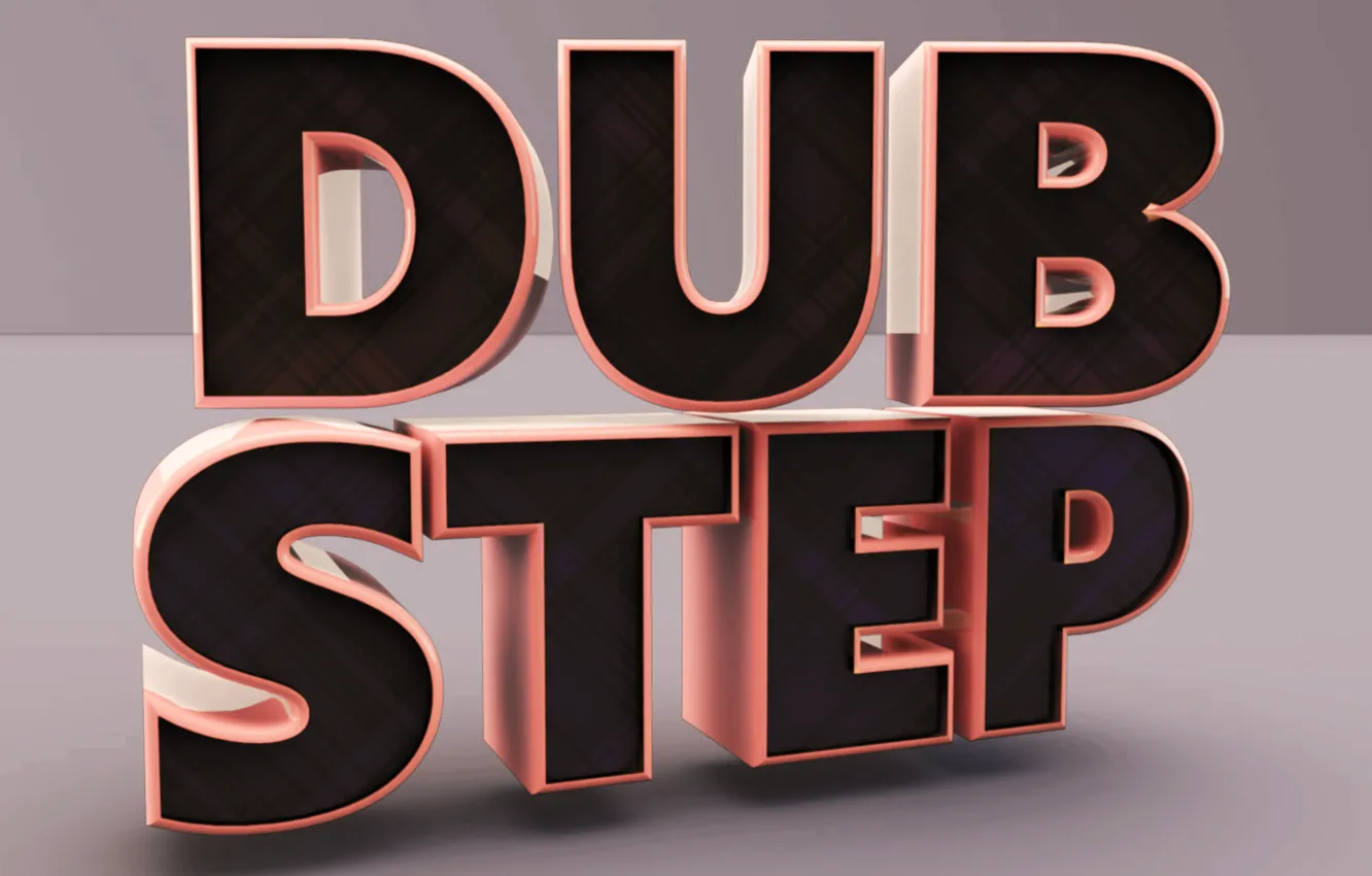 Photo wallpaper logo, render, dubstep, dub, step