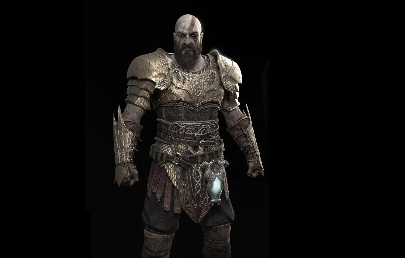 Photo wallpaper Kratos, God of War, Kratos, Massimiliano Bianchini