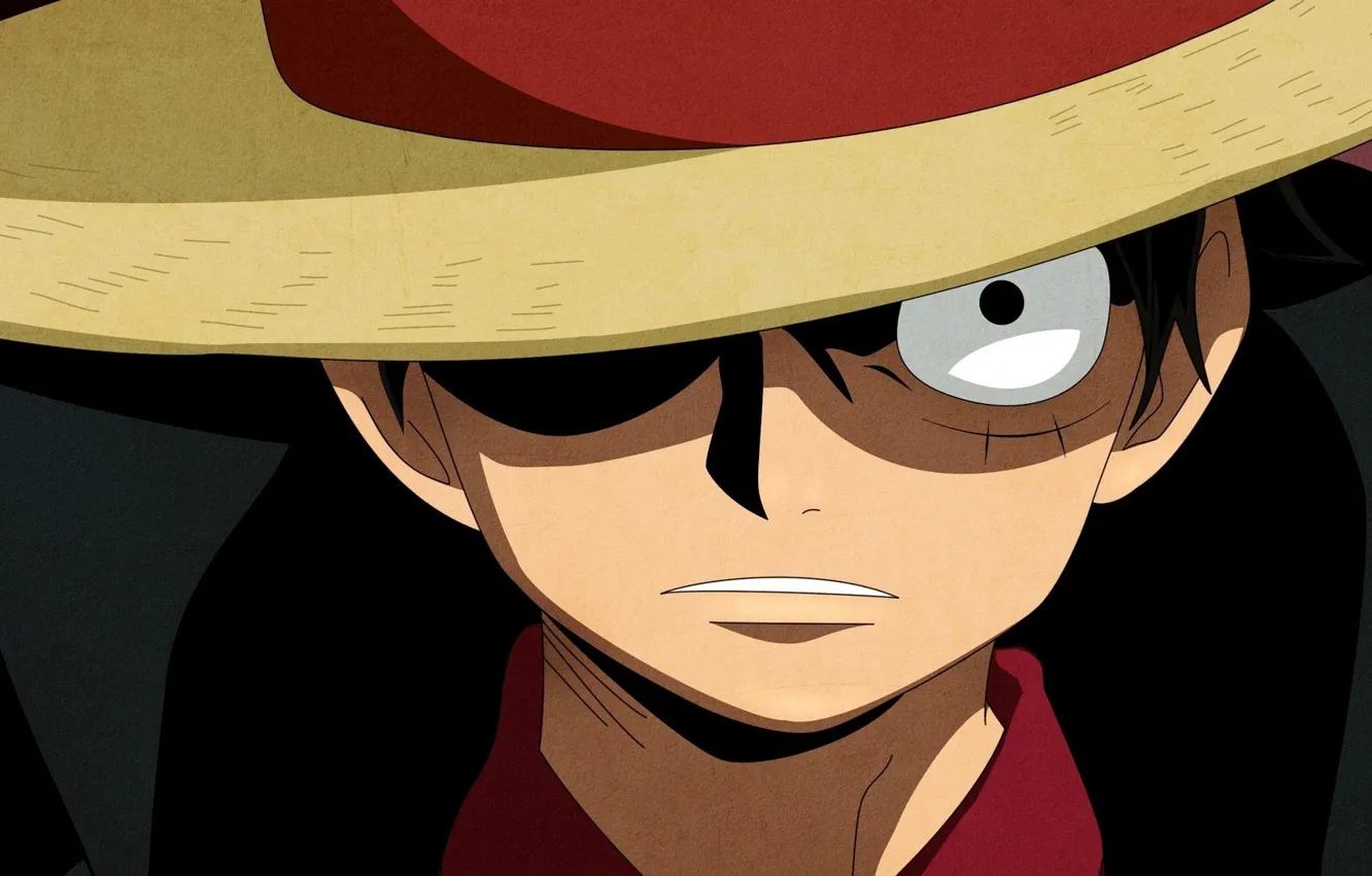 Photo wallpaper game, One Piece, pirate, texture, anime, boy, captain, eye
