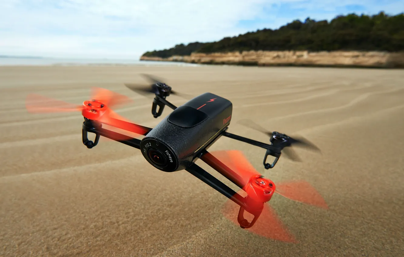 Photo wallpaper Bebop, technology, drone, high technology, quadcopter, Parrot Bebop, high tec