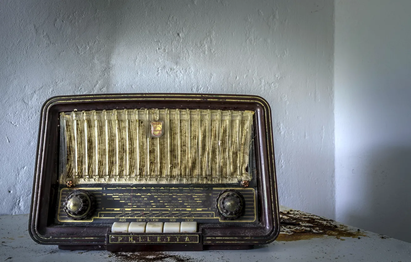 Photo wallpaper background, radio, receiver