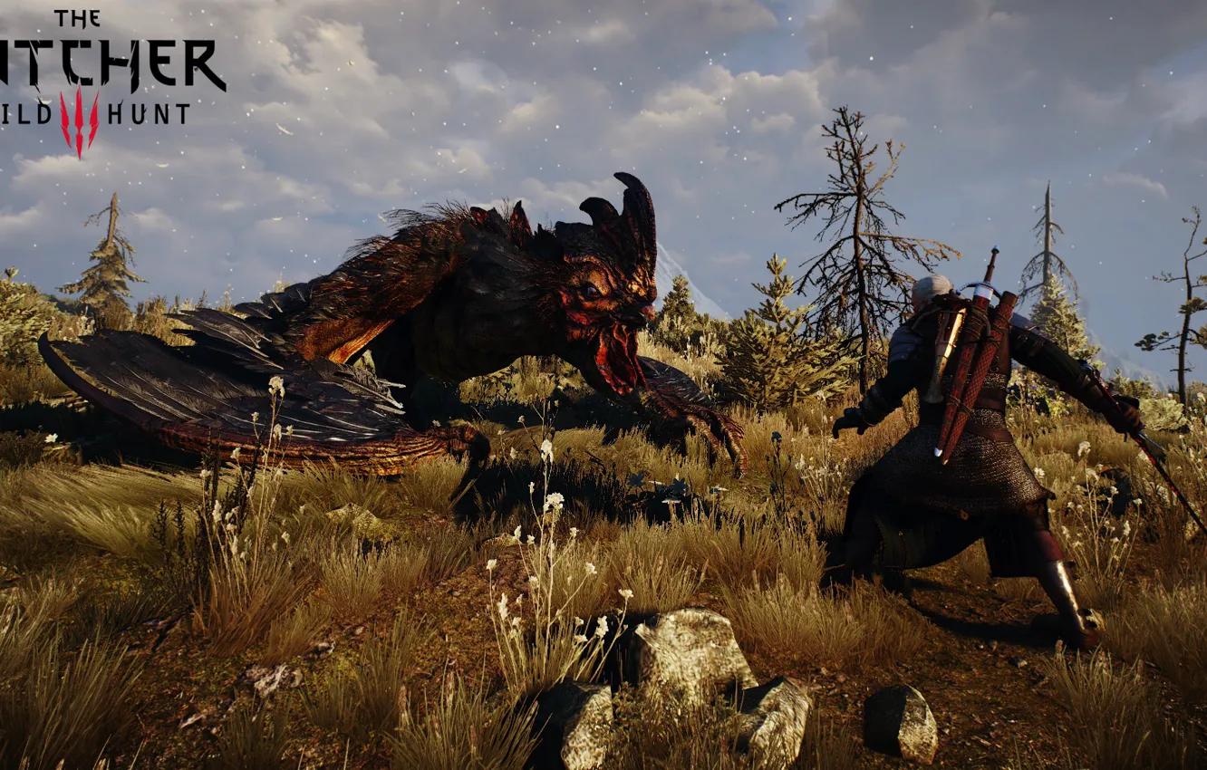 Photo wallpaper The Witcher, Geralt of Rivia, The Witcher 3: Wild Hunt