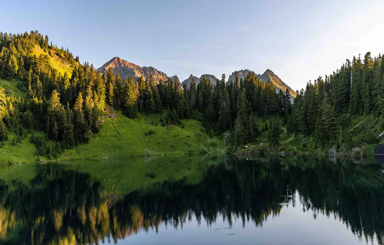Photo wallpaper United States, Washington, Boundary