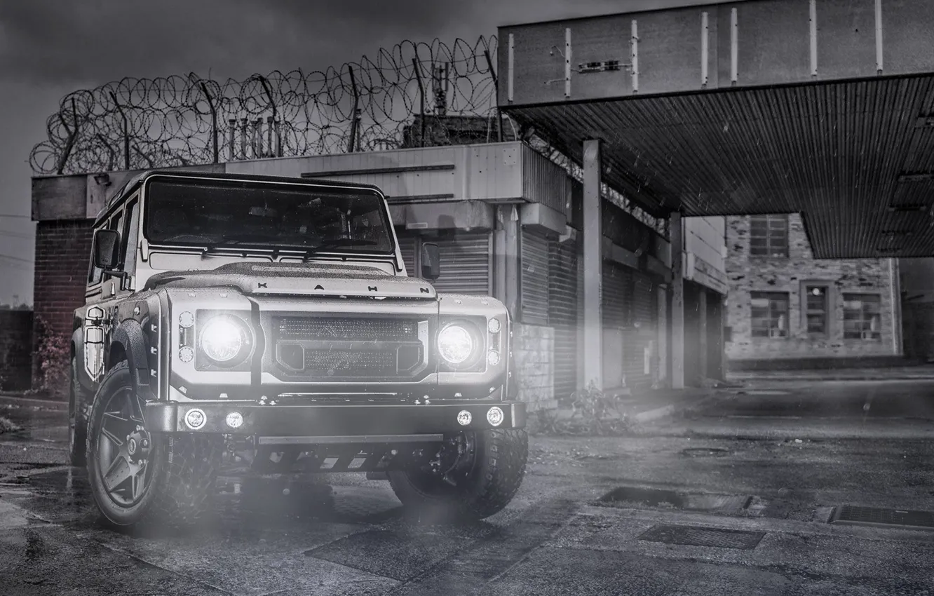 Photo wallpaper Land Rover, Car, Defender, 110, Off Road, Kahn Design