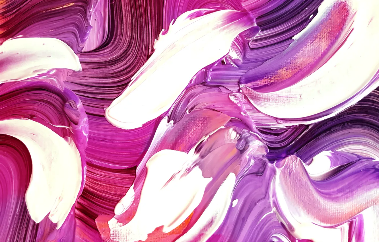 Photo wallpaper paint, texture, spot, palette, strokes, lilac, mix