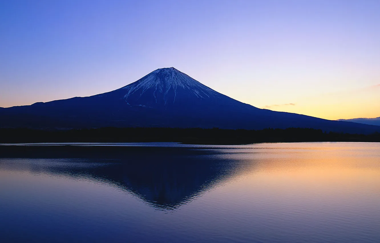 Photo wallpaper Japan, mountain, Fuji