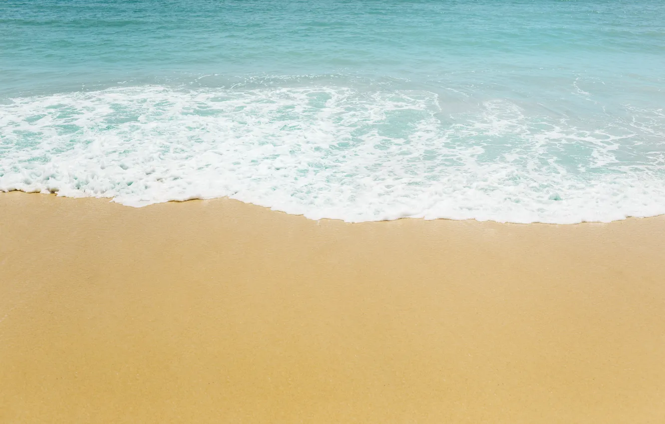 Photo wallpaper sand, sea, wave, beach, summer, summer, beach, sea