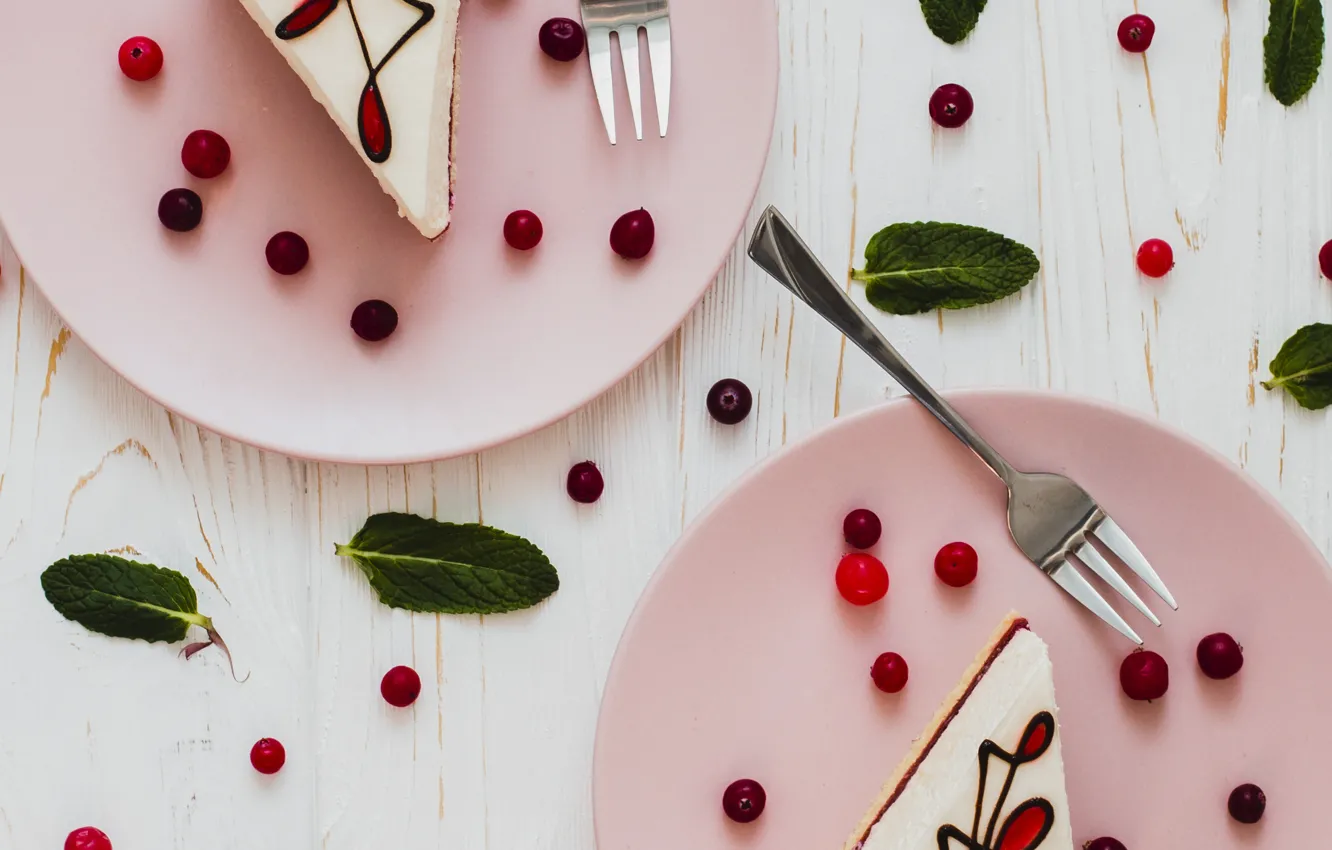 Photo wallpaper cake, wood, cream, dessert