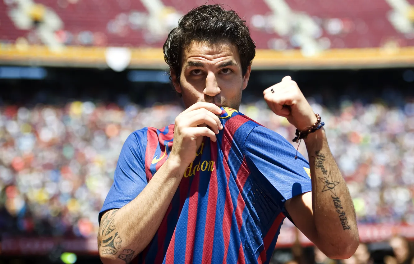 Photo wallpaper football, football, Barcelona, Fabregas, Fabregas, Cesc