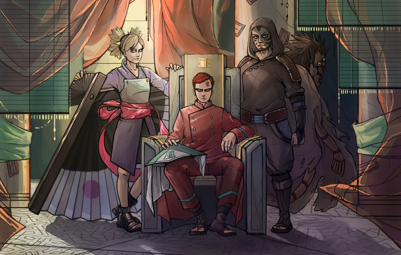 Photo wallpaper game, Naruto, anime, ninja, manga, shinobi, Gaara, Boruto