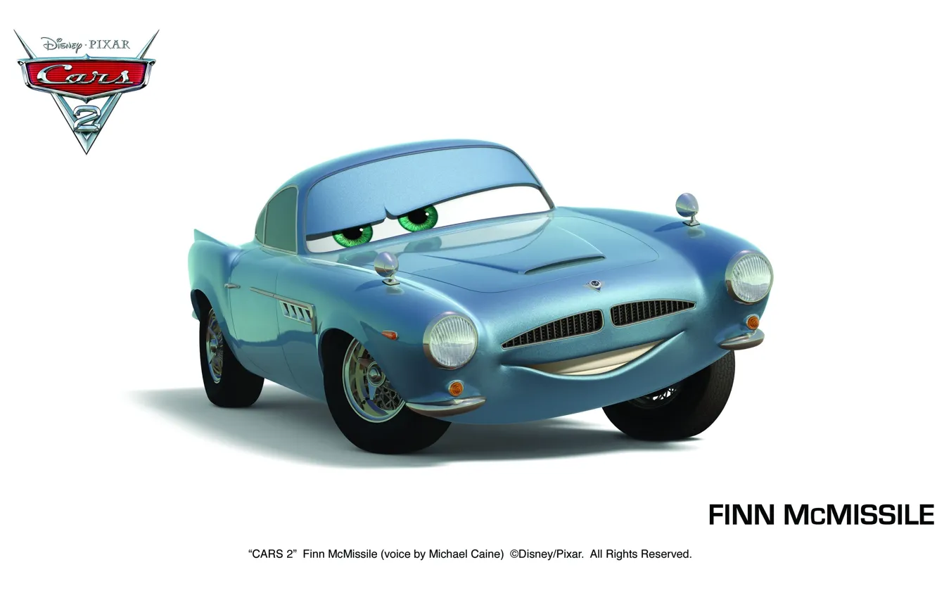 Photo wallpaper pixar, cars, cars 2, cars 2, finn mcmissile