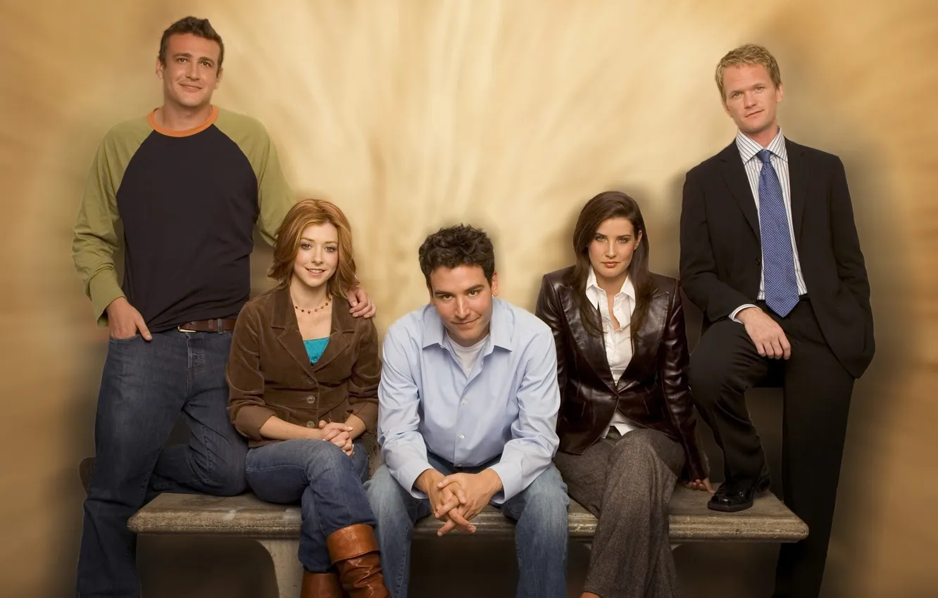 Photo wallpaper How I Met Your Mother, how I met your mother, Marshall Eriksen, Robin Scherbatsky, Ted …