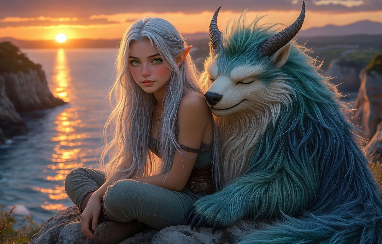 Photo wallpaper magic, nature, elfin
