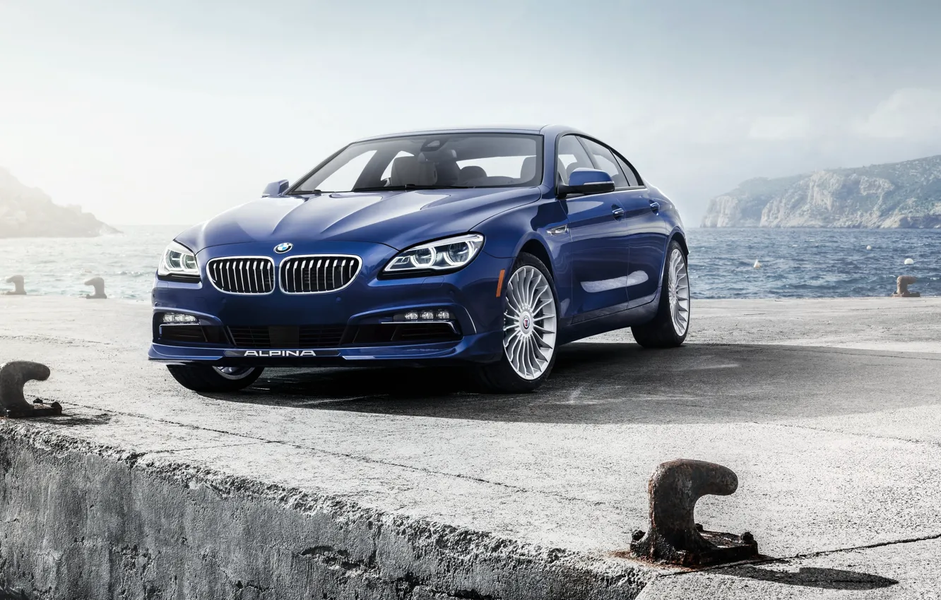 Photo wallpaper BMW, Gran Coupe, xDrive, US-spec, F06, Alpina, 2015