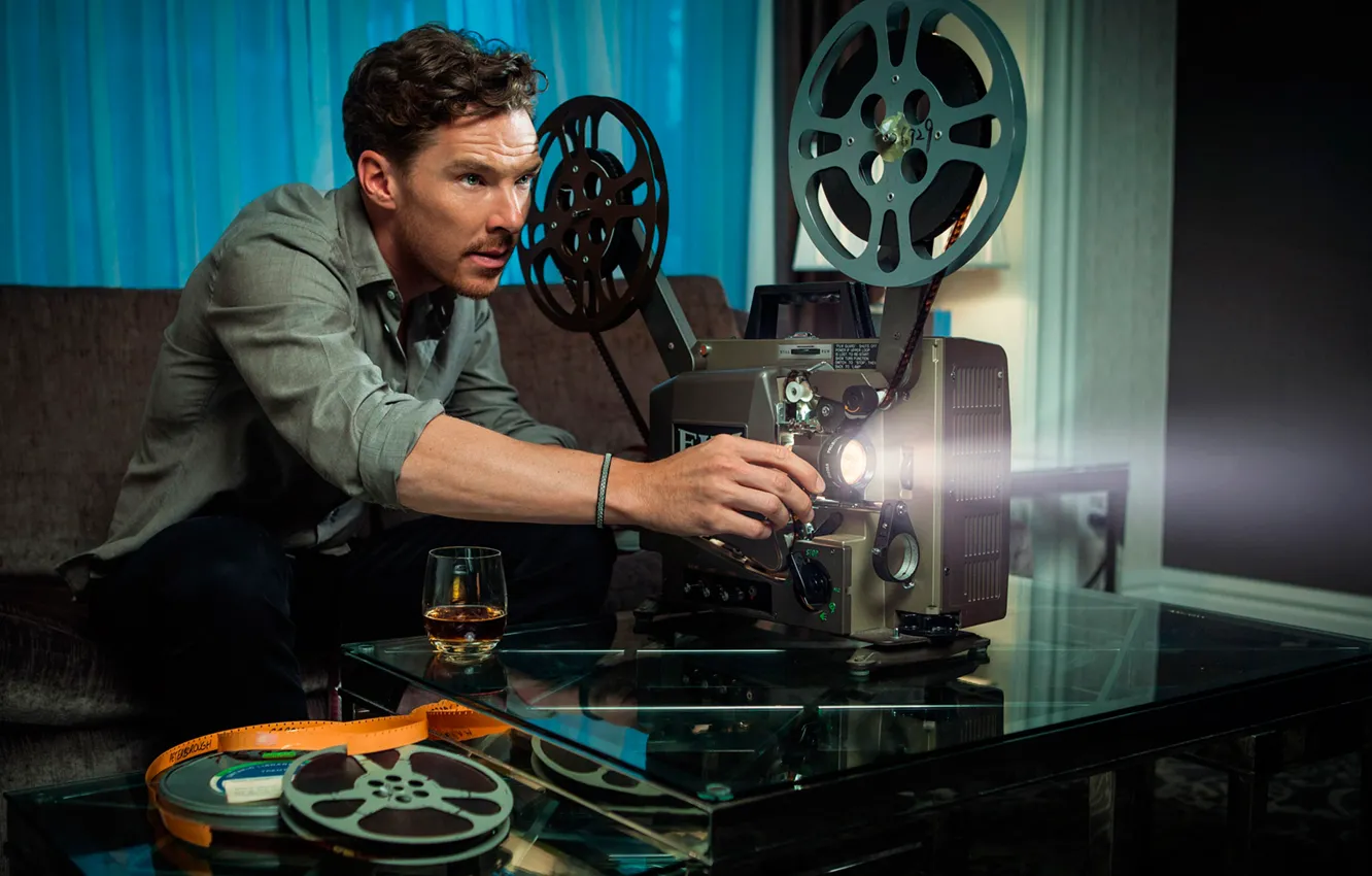 Photo wallpaper photoshoot, Benedict Cumberbatch, Time Out