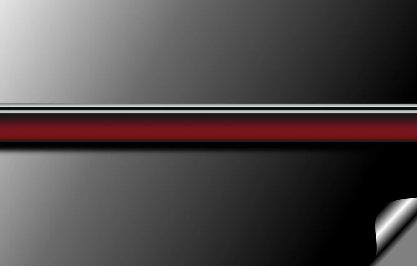 Photo wallpaper strip, bend, Curl
