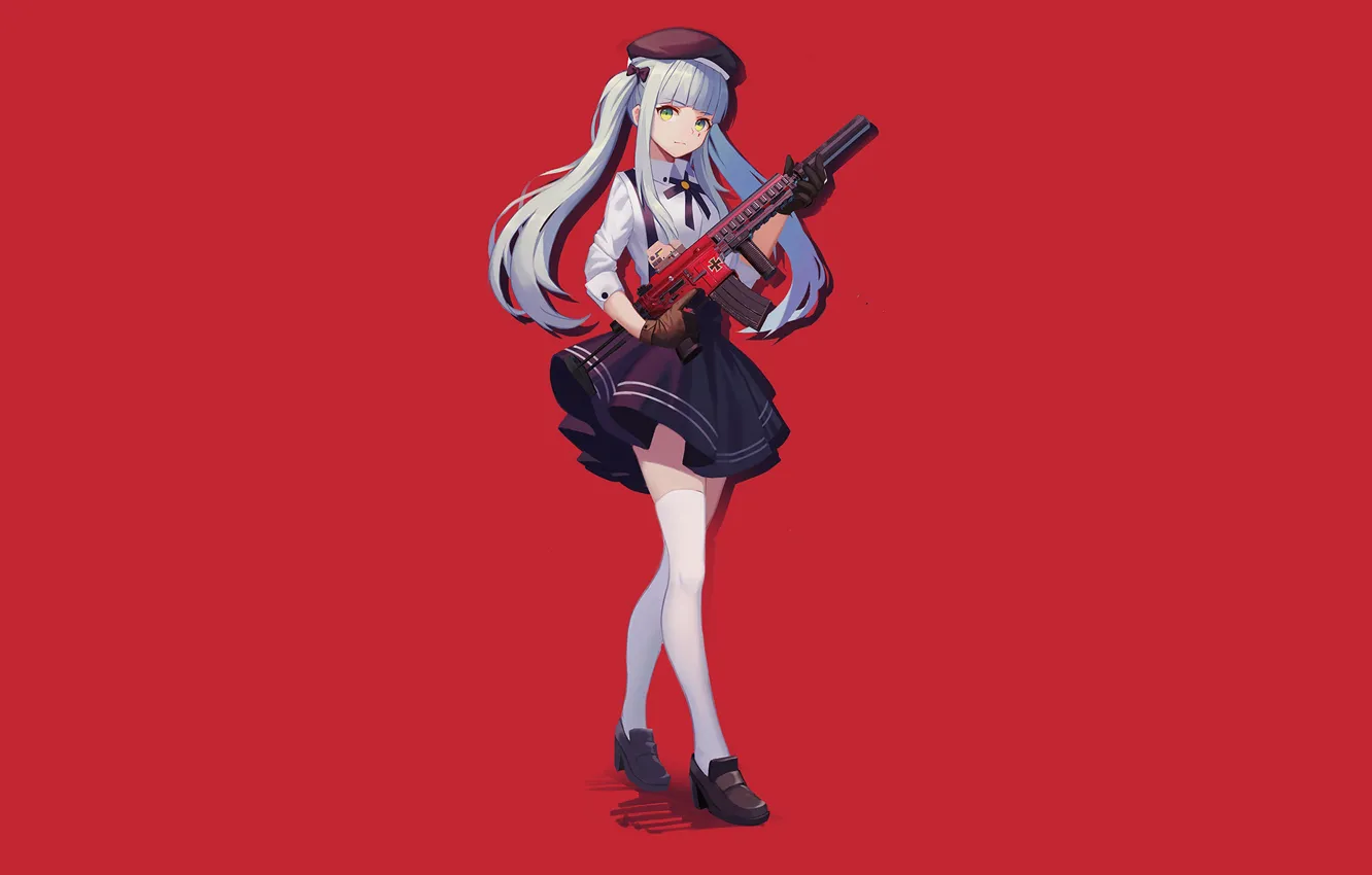 Photo wallpaper girl, weapons, Girls Frontline, Girls front